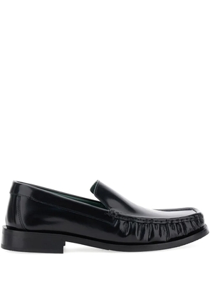 VINNY'S mocassin leather loafers - Black