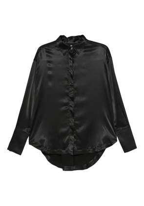 Thom Krom satin-finish shirt - Black