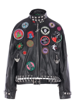 Chopova Lowena pach-motif jacket - Black