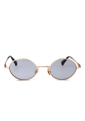 Yohji Yamamoto round-frame sunglasses - Yellow