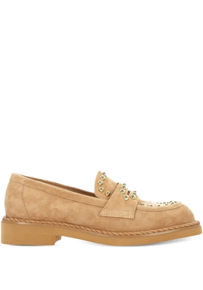 Bruno Premi 30mm Croa Tea studded loafers - Brown