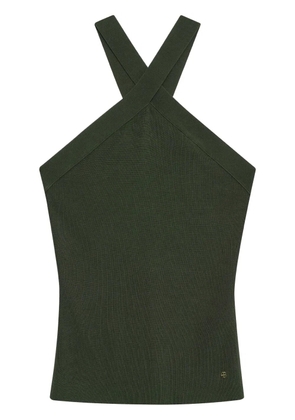 ANINE BING Brea knitted top - Green