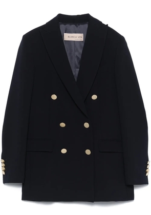 Blanca Vita double-breasted blazer - Blue
