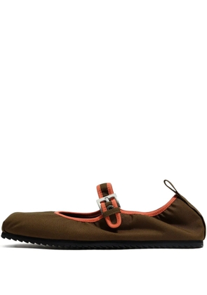 Bimba y Lola buckle-strap ballet flats - Black