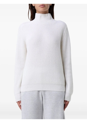 DONDUP ribbed turtleneck sweater - White