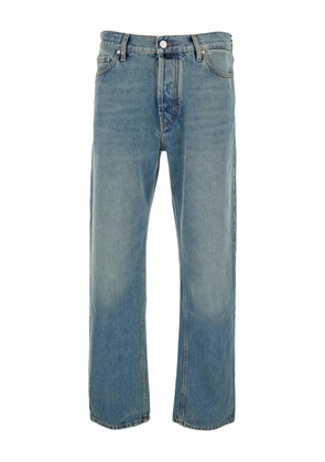 Jacob Cohën five-pocket logo-patch jeans - Blue