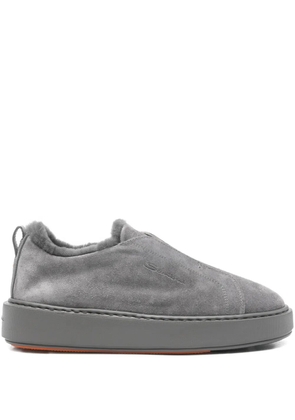 Santoni Victory slip-on sneakers - Grey