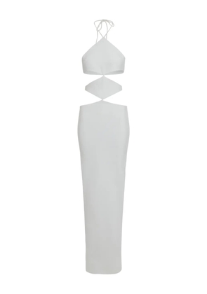 Mônot cut-out crepe maxi dress - White