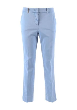 Peserico stretch-cotton trousers - Blue
