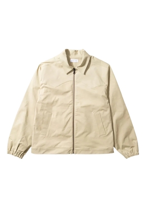 Dean Edmonds James embroidered overshirt - Neutrals
