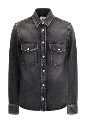 Jacob Cohën pocket denim shirt - Black