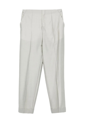 Alberta Ferretti satin trousers - Grey