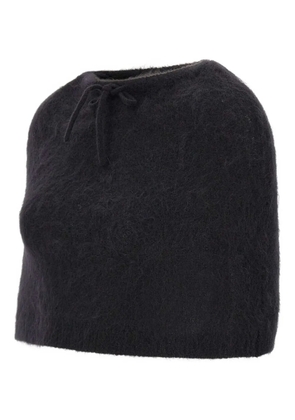 A. ROEGE HOVE Maja Shrug drawstring jacket - Black