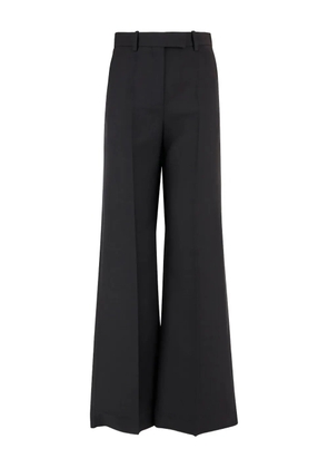 Valentino Garavani pressed-crease wide-leg trousers - Black
