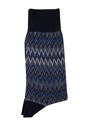 Missoni chevron socks - Blue