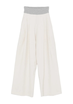 Gran Sasso ribbed-waist trousers - Neutrals