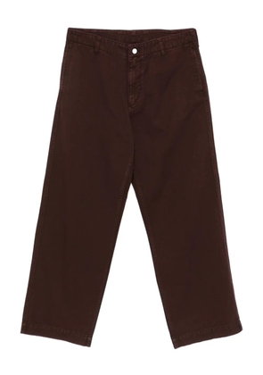 Emporio Armani straight-leg trousers - Brown