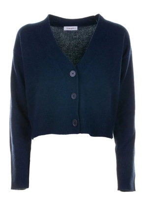 Kangra button V-neck cardigan - Blue