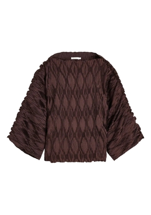 By Malene Birger Tralluman pleated blouse - Brown