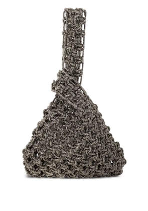 Hibourama Niky knot shoulder bag - Grey