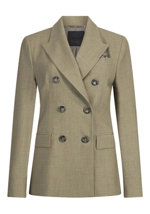 LIU JO peak-lapel double-breasted blazer - Green