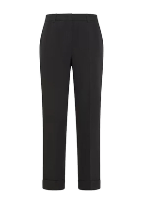Seventy cuffed pleated trousers - Black