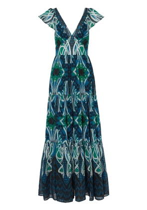 Temperley London Monikh maxi dress - Blue