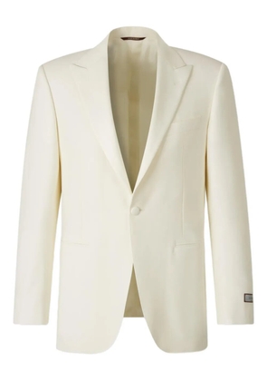 Canali button blazer - White