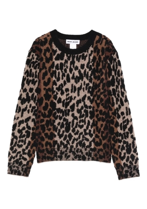 DKNY animal-pattern jumper - Neutrals