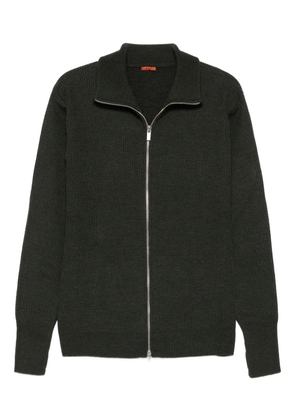 Barena ribbed zip-up cardigan - Green