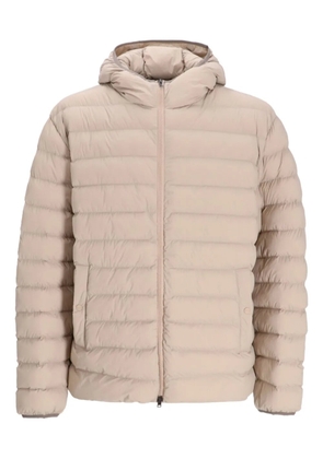 Herno quilted hooded jacket - Neutrals