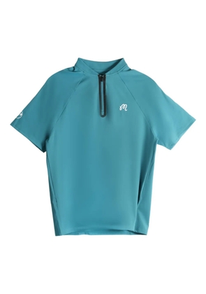 Malbon Golf half-zip short-sleeve polo shirt - Blue