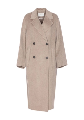 IVY OAK double-breasted woll coat - Neutrals