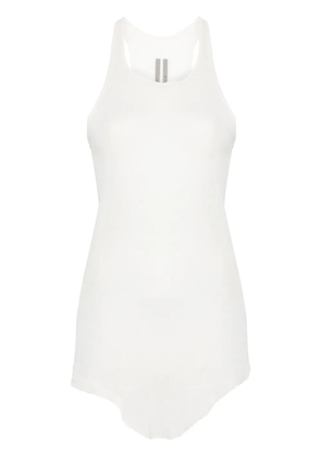 Rick Owens fine-ribbed tank top - White