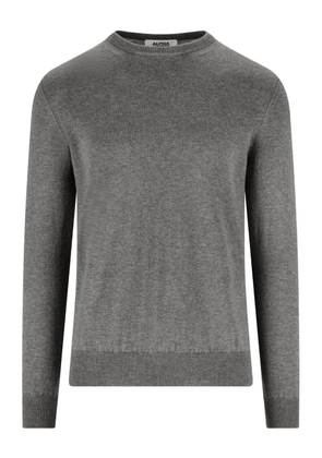 ALPHA STUDIO crew-neck cashmere sweater - Grey