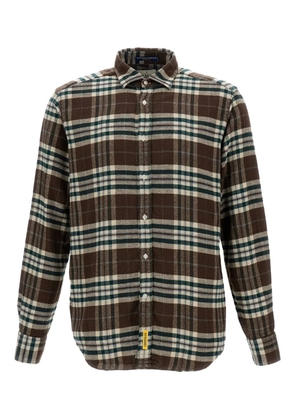 B.D. Baggies plaid-pattern shirt - Brown
