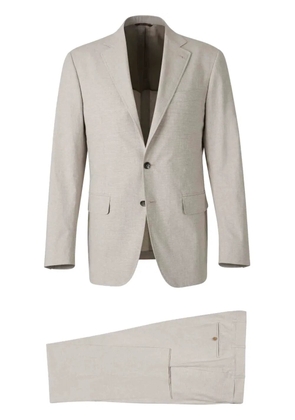 Canali cotton suit - Neutrals