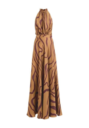 Raquel Diniz Giovanna halterneck maxi dress - Neutrals