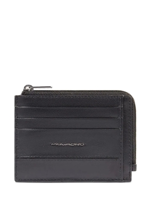 PIQUADRO zip cardholder - Black