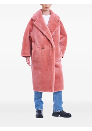 Blancha double-breasted coat - Pink