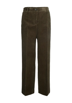 P.A.R.O.S.H. corduroy straight-leg trousers - Grey