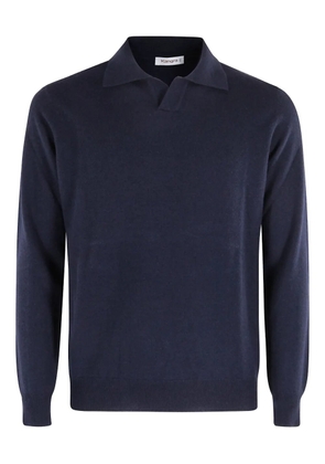 Kangra polo-collar T-shirt - Blue