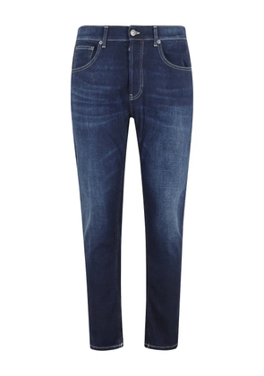 DONDUP faded-wash cotton jeans - Blue