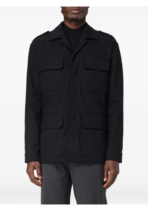 Paolo Pecora chest-pocket field jacket - Black