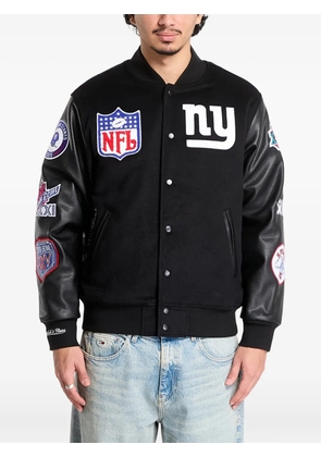 Mitchell & Ness Varsity appliqué jacket - Black