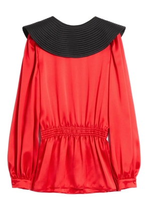 Valentino Garavani Double satin top - Orange