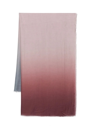 D'aniello ombre-effect scarf - Blue