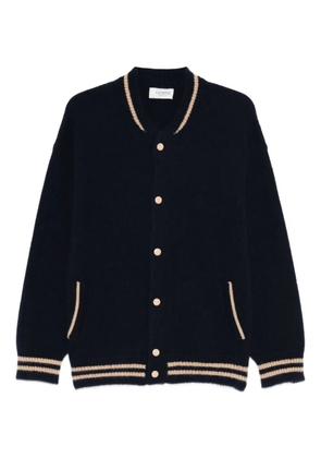 Laneus knitted bomber cardigan - Blue
