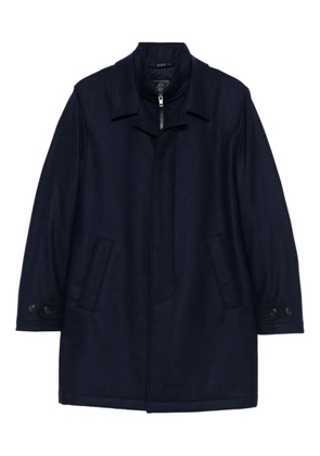 Fay zip wool coat - Blue