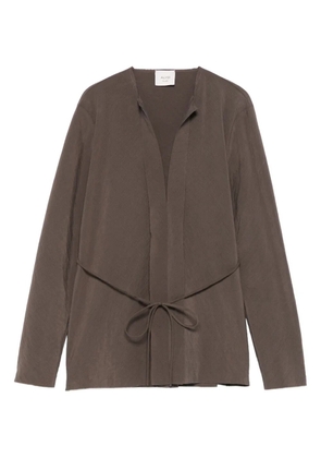 Alysi tie-fastening top - Grey